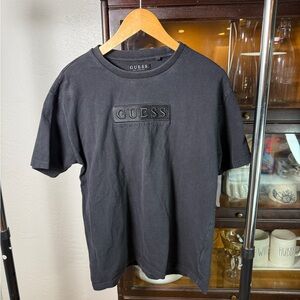 GUESS Los Angeles Black Logo Tee Shirt Small S Men’s Short Sleeve Streetwear